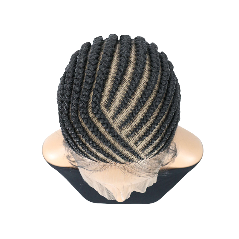36 inch Cornrow Braided Wig for Black Women, 13x8 Box Braid Wigs for Black Women, Plucked with Baby Hair