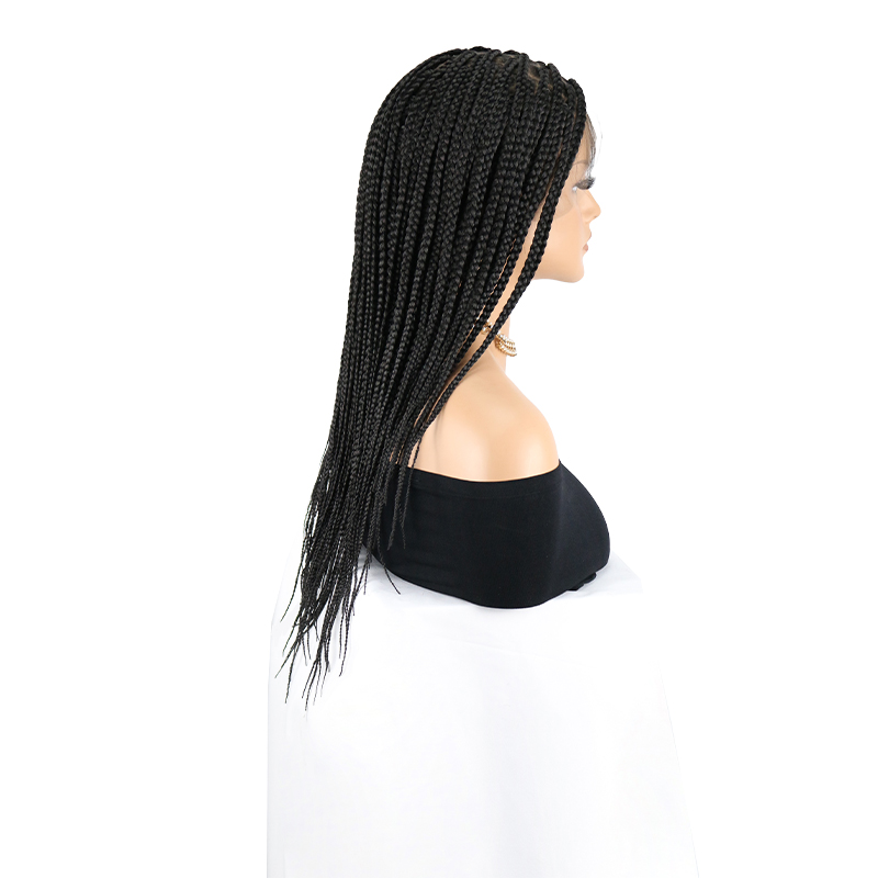 13x8 HD Lace Front Box Braided Wigs for Women Knotless Braided Lace Wig With Baby Hair Full Lace Braiding Wig 24