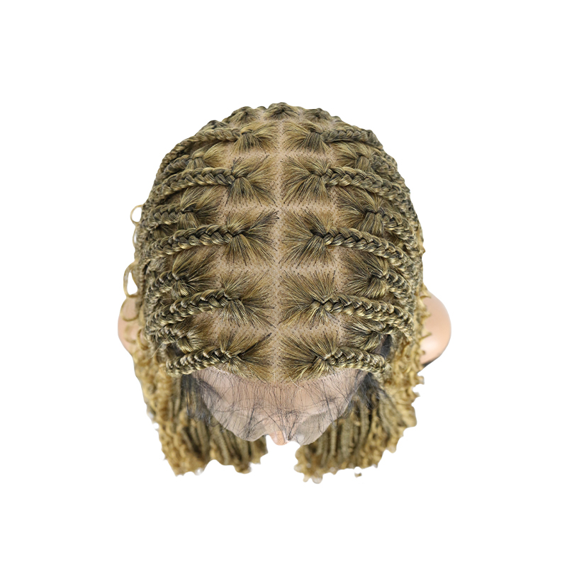 13x8 HD Lace Front Braided Wigs Boho Braided Wigs for Women Knotless Braid Wig with Baby Hair Box Braid wigs Long Premium Synthetic Wig Black 36 Inch