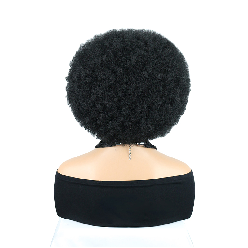 Cornrow Braided Wigs for Black Women Short Afro Puff Wig 11x5 Lace Front Braids Wig with Baby Hair Pre Braided Cornrow Hair Glueless Afro Curly Synthetic Wigs 1B Color